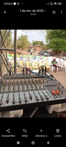 Mesa de som soundcraft