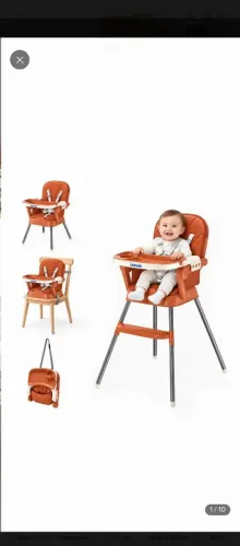 Cadeirinha de alimentação fácil para levar pra onde for