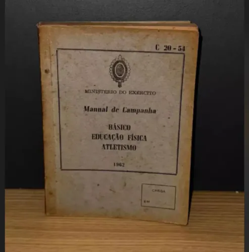 LIVRO: Manual De Campanha Básico Educação Física Atletismo Exército