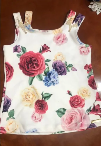 Blusa infantil Kiki Xodó Tam 08 anos
