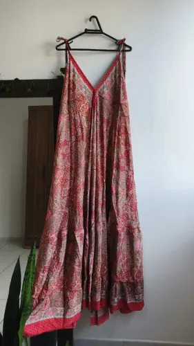 Vestidos indianos de seda