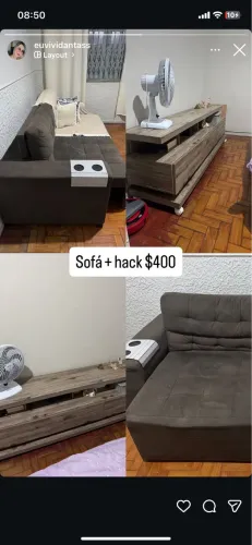 Sofá + Rack