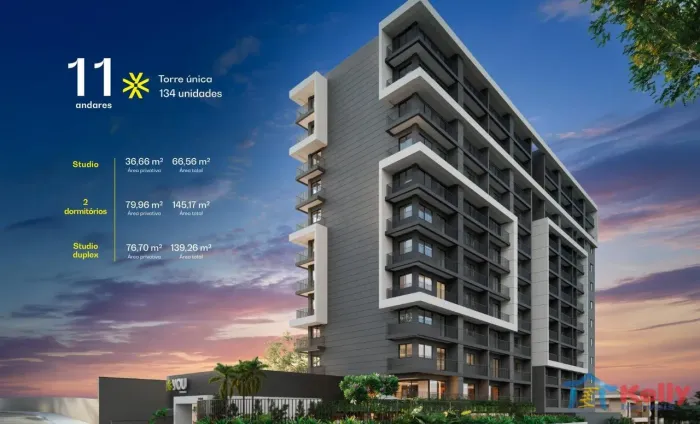 Apartamento para Venda em Presidente Prudente, Jardim Alto da Boa Vista, 1 dormitório, 1 b
