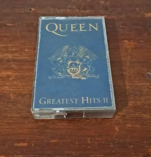 Raridade! Fita K7 Queen - Greatest Hits II, maiores hits desta grande banda.