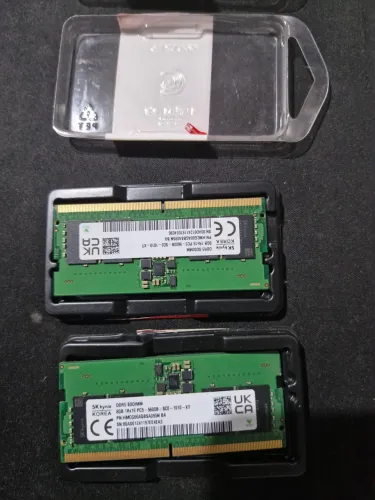 Par de Memórias ddr5 8gb