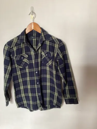 Camisa flanelada VRK xadrez tamanho 08