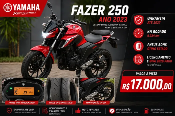 YAMAHA FZ25 FAZER 2023