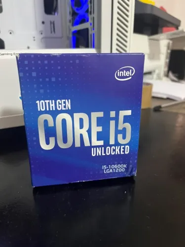 Processador Core i5-10600K (NOVO LACRADO)6 núcleos e 4.8GHz