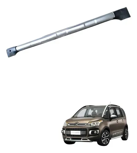 Spoiler Lateral Lado Direito Citroen C3 Aircross 2013 Prata