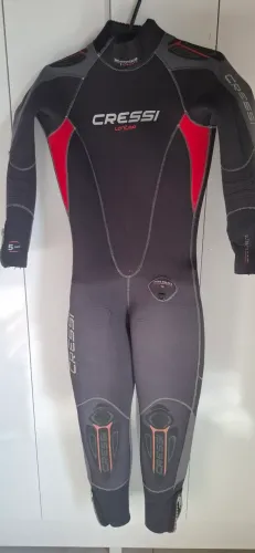 roupa neoprene Cressi Lontra semidry 5mm feminina p