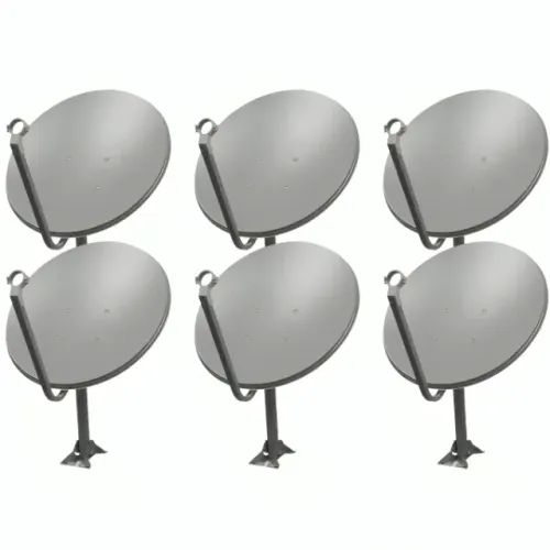 Kit 6 Antenas Banda Ku Completa S/ Lnb