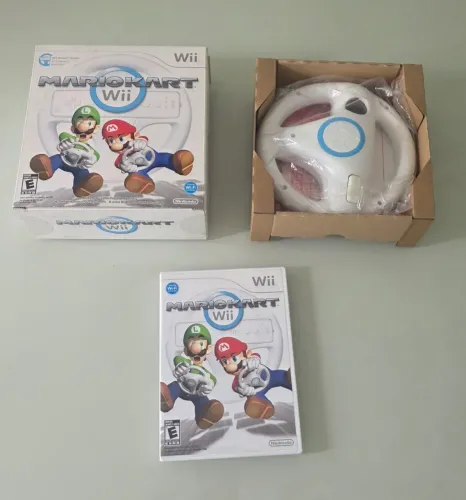 Mario Kart Wii Bundle com Volante
