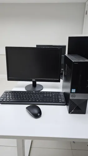 PC USADO DELL VOSTRO,  COM MONITOR ACER 15", TECLADO E MOUSE BLUETOOTH HP