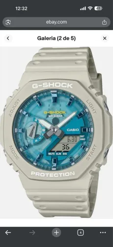 Relógio Casio GA2100AS-5A Série Oasis como Novo - Único no Brasil + Brinde