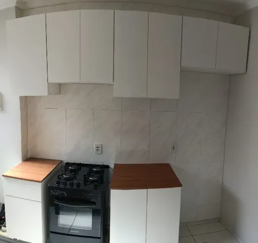 Armários de cozinha planejado em MDF branco