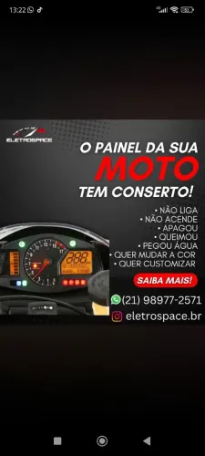 Consertamos o painel da sua moto !