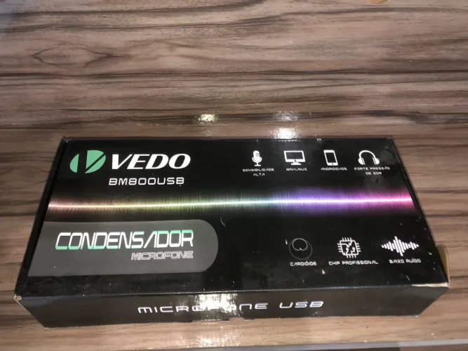Microfone condensador vedo 