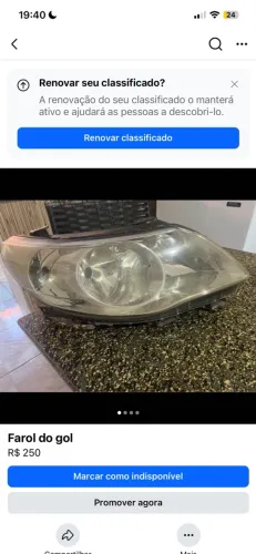 Vende farol gol
