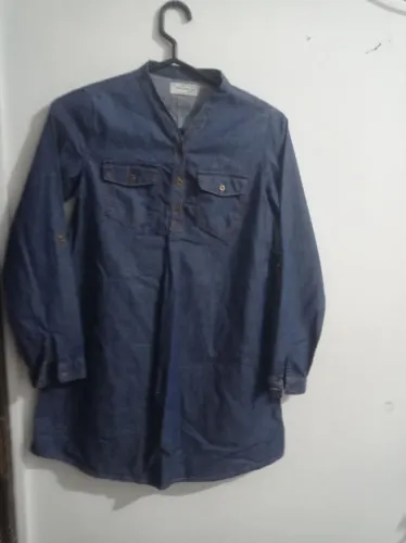 Vestido jeans feminino infantil tamanho 12 anos