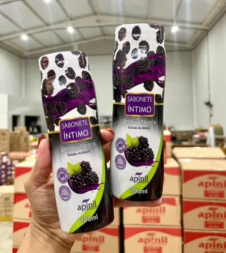 Sabonete Íntimo Amora Negra 200ml - Apinil