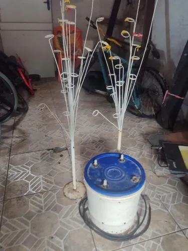 Pega balões e compressor para encher balões