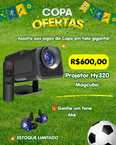 Projetor HY320 Magcubic (Grande)