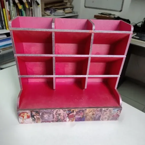 Porta-Lápis em MDF pink