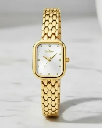 Relógio Condor Feminino Dourado