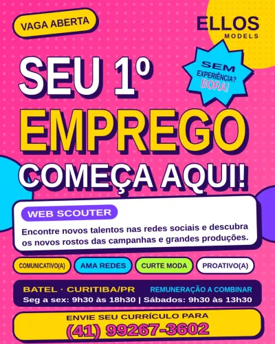 Seu primeiro emprego