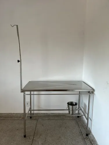 Mesa atendimento veterinário
