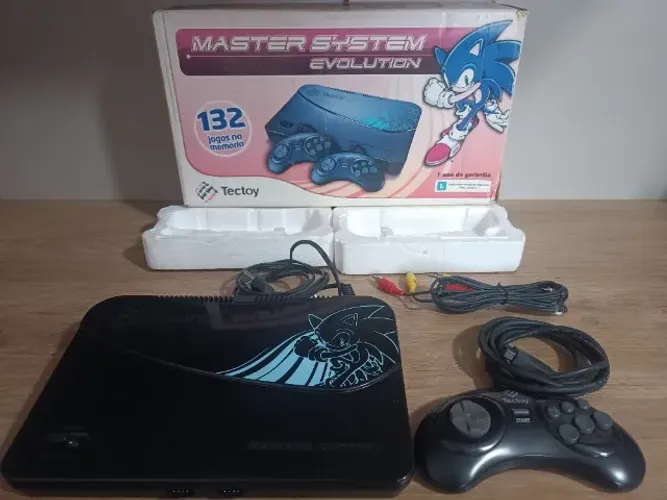 Master System 3 Evolution na caixa