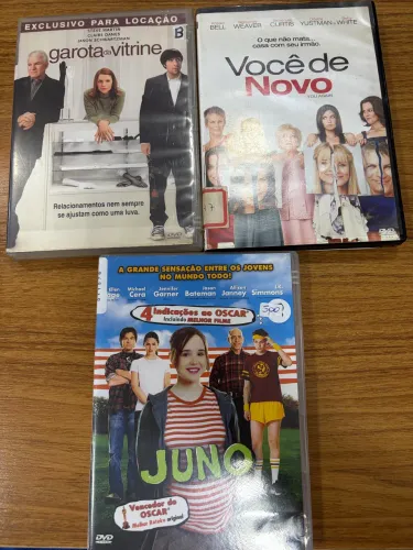 Combo DVDs Usados Garota da Vitrine - Você de Novo e Juno