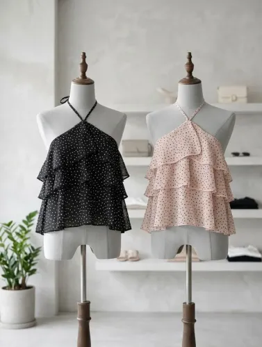 Blusa estampa de poá