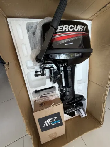 Motor popa Mercury 9.9 hp 2T Japonês Zero e a Pronta entrega