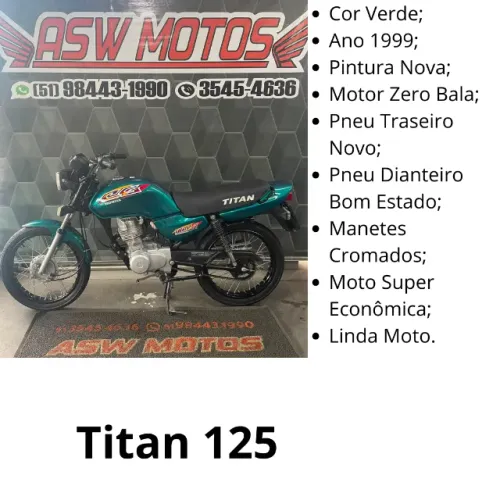 CG Titan 125 1999 Verde