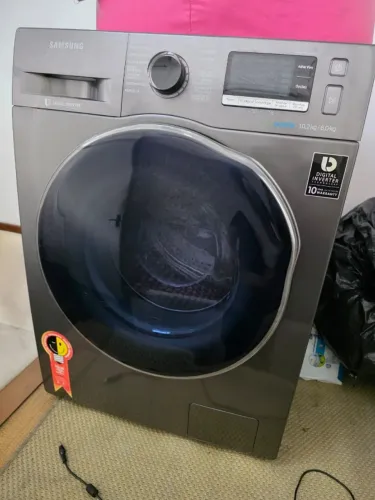 Lava e Seca Samsung 10,2kg Eco Bubble WD10J6410AX Inox