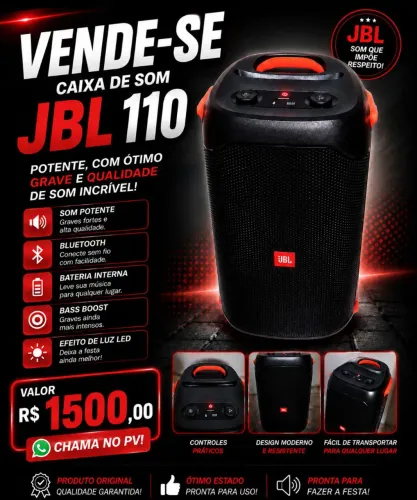 JBL 110 ten conservar no valor