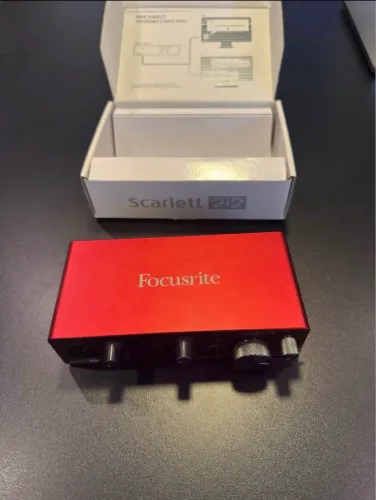 Interface de áudio Scarlet 3º gen