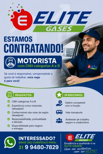 Motorista (carteira A e B)