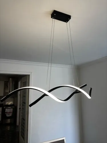 Lustre LED trançado