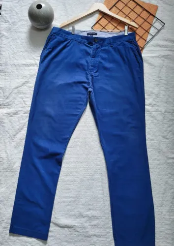 Calça Azul Tommy Hilfiger Tam GG