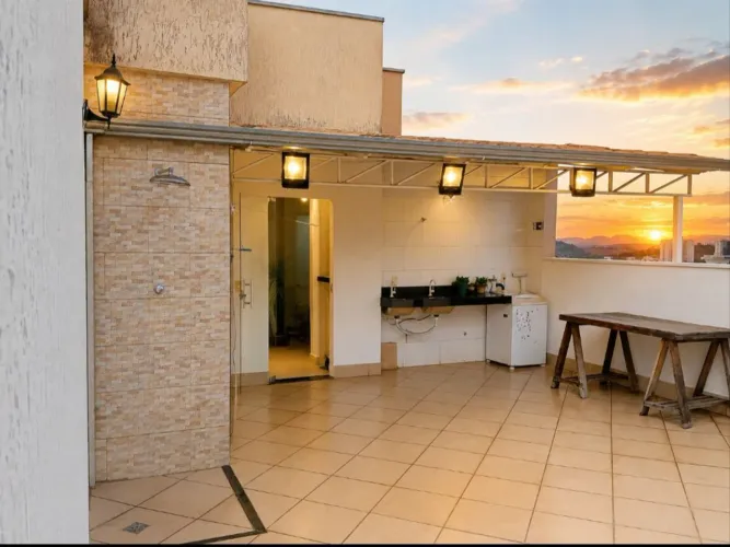 Cobertura duplex com terraço privativo de 50m² | 3 quartos | 2 vagas / Parque caravelas 
