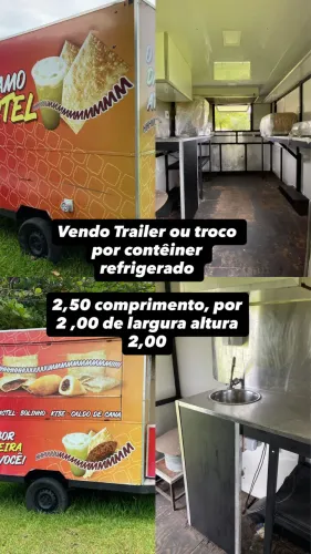 Troco trailer ou vendo (troco por contêiner refrigerado).