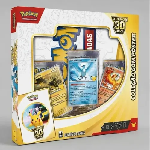 Celebração de 30 anos - Case de Box com poster (06 unidades)