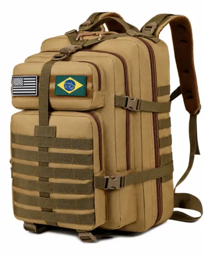 Mochila Tática Militar 50 Litros Impermeável Reforçada