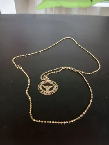 Cordão com pingente semijoia