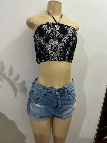 Short e blusa 