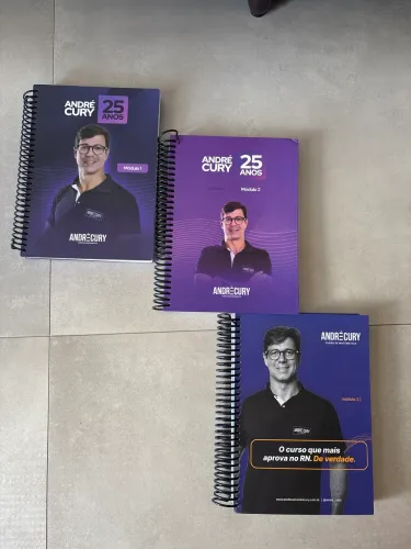 Livros Cursinho Matemática André Cury 2024/2025