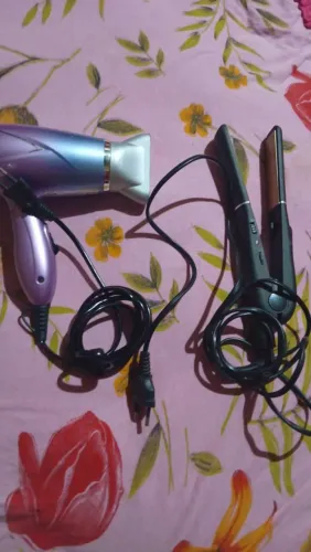 Chapinha e secador de cabelo