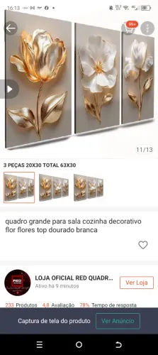 Conjunto de quadro